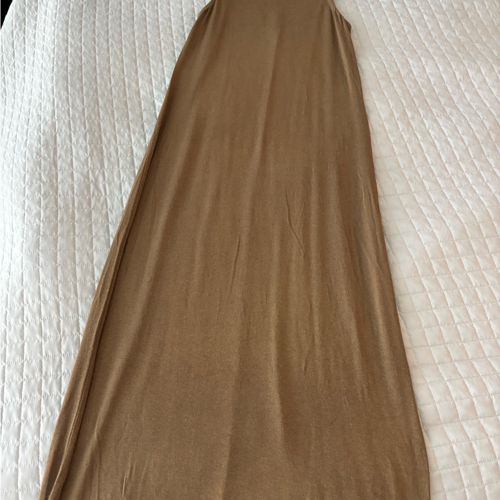 Vince Brown Knit Dress